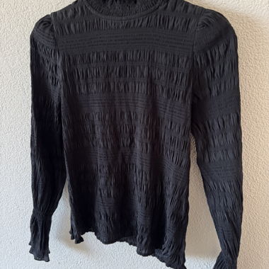 Blusa maniche lunghe VILA nera Gr. 38