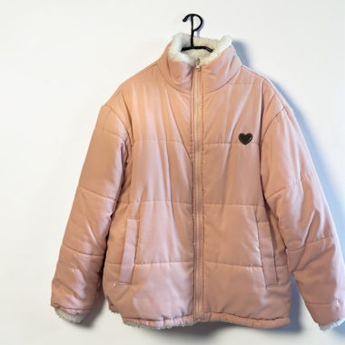 Reversible Teddy-Fleecejacke