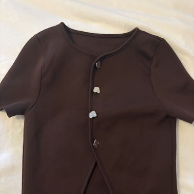Braune dünne Jacke