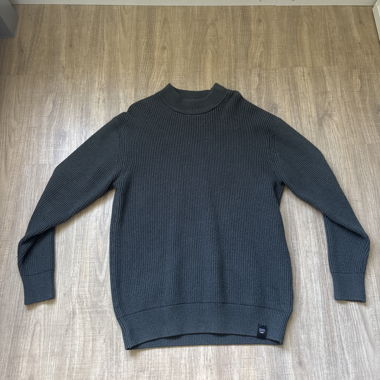 Maglione in maglia verde scuro Pull&Bear