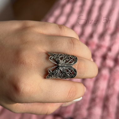 Schmetterling Silberring