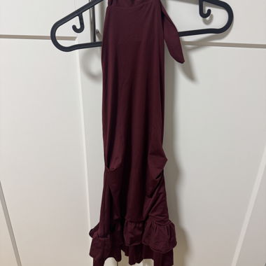 Burgundy Dress