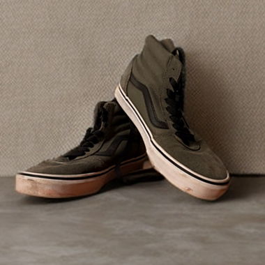 Vans Men's Hi-Top Trainer - Dusty green