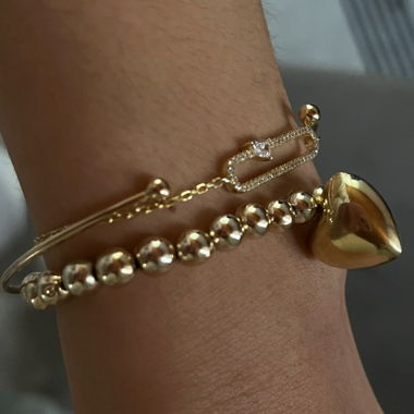 Gold-plated bracelet from Aparanjan Paris