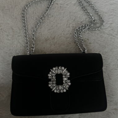 Sac noir et argenté 