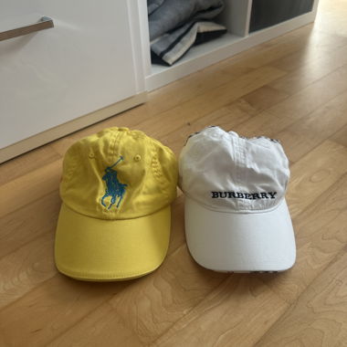 Burberry und Polo Baseballcaps