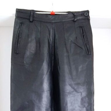 echt Lederhose in schwarz