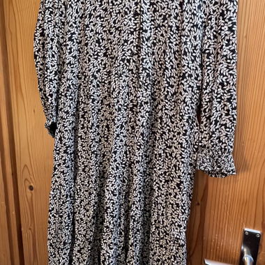 Black and White A-Line Dress