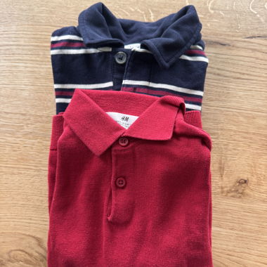 Kinder Poloshirts 2-er Set Gr98-104