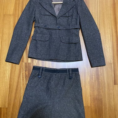 KOOKAI braunes Rockkostüm-Set