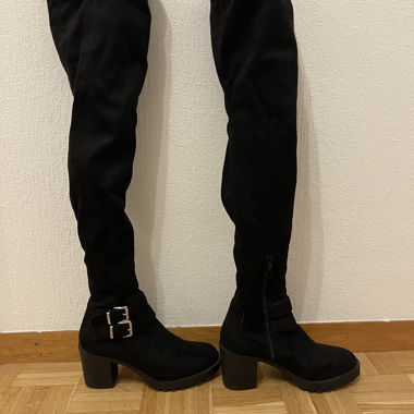 Suede Over-the-Knee Boots