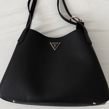 Borsa a mano nera GUESS
