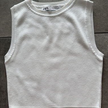 Haut Zara blanc