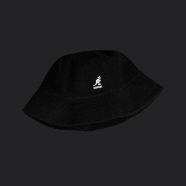 Kangol Bermuda Black Bucket Hat