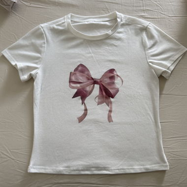tshirt mit schleife
