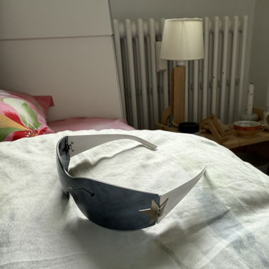Y2K Stargirl white Sunglasses