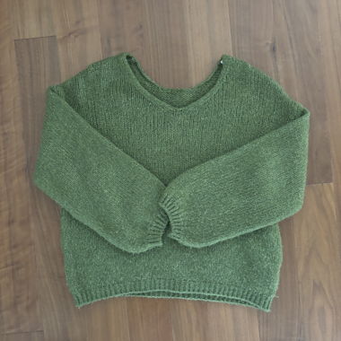 Green Knit Sweater