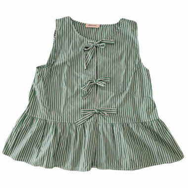 Striped Top with Bows