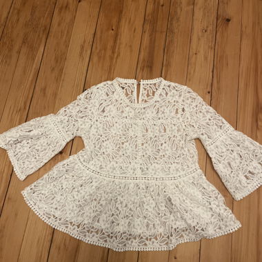 Hübsche weisse Bluse