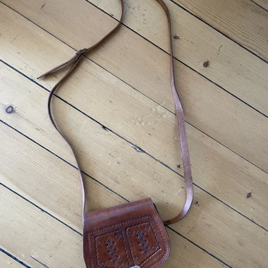 Leather crossbody bag