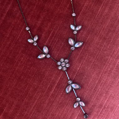 Collana fiore rosa