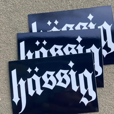 Hässig Black sticker