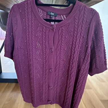 Cardigan Bordeaux
