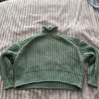 Maglione in maglia verde