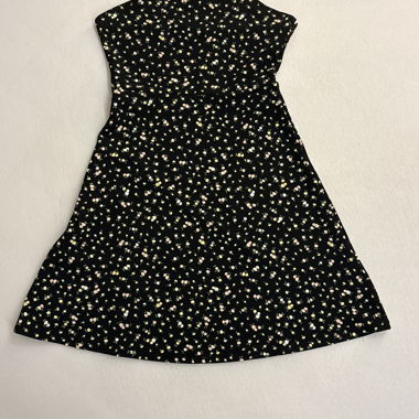 Vestito floreale senza spalline