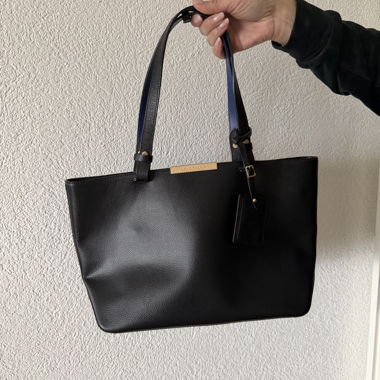 Borsa in pelle nera Longchamp