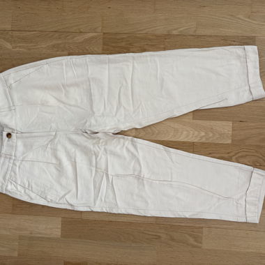 Weisse Casual-Hose