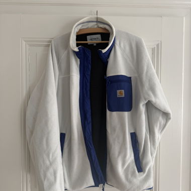 Giacca in pile Carhartt bianco/blu