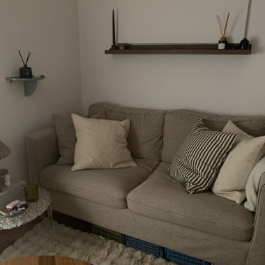 Beige 2-Sitzer-Sofa