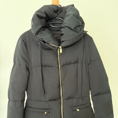 Zara Daunenjacke S schwarz