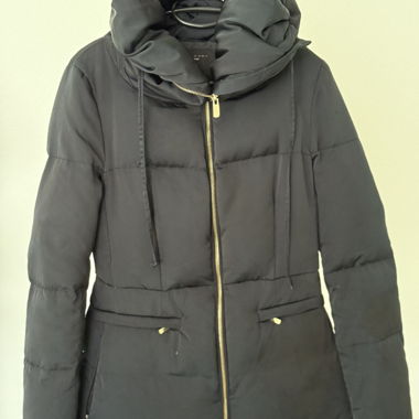 Zara Daunenjacke S schwarz