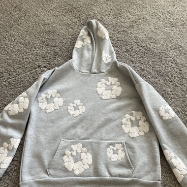 Denim tearse Pullover Gray