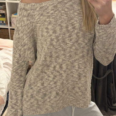 Maglione lavorato vintage dorato