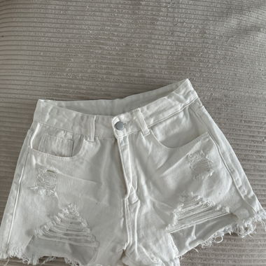 Short Jeans Blanc