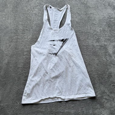 Gymshark Racerback Stringer Tank - White