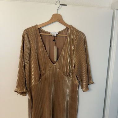 Abito Never Fully Dressed - Gold Plissé