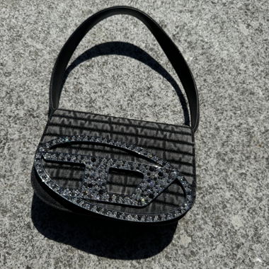 Diesel 1DR avec logo “D” oversize strass