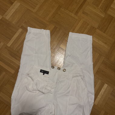Zara White Pants