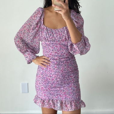 Floral dress from Zara