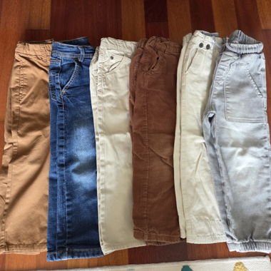 Lot de 6 pantalons enfants