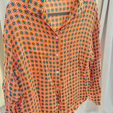 Zara gemusterte Bluse