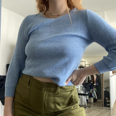 Blue sweater 