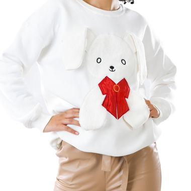 3D polar bear sweater