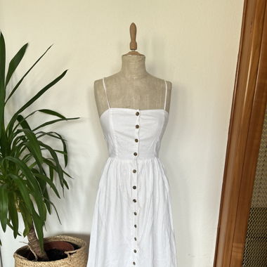Weisses Sommerkleid