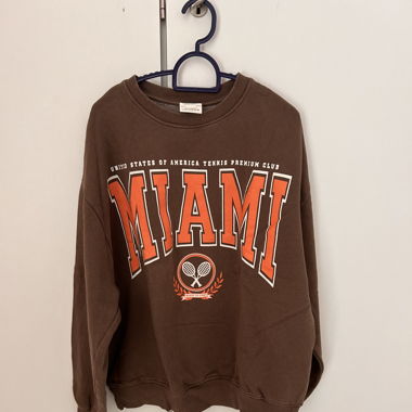 Miami Brown Sweatshirt