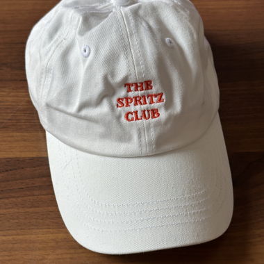 Casquette blanche brodée Spritz